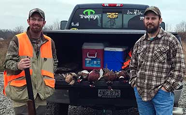 Upland Bird Hunters Josh Fox and James Tarantella