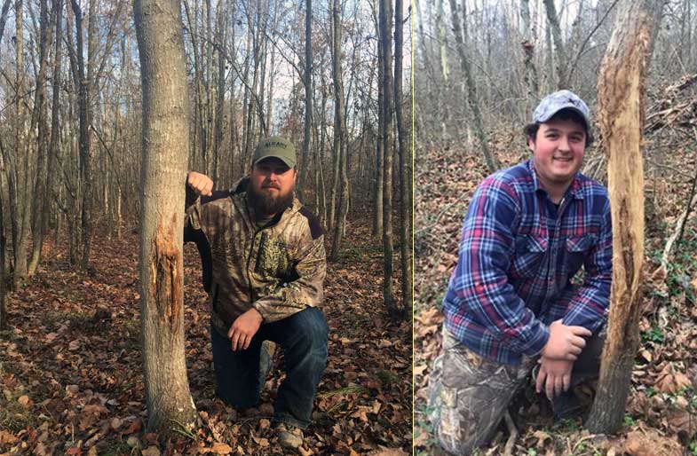 Southern Ohio Outfitters tree rubbings