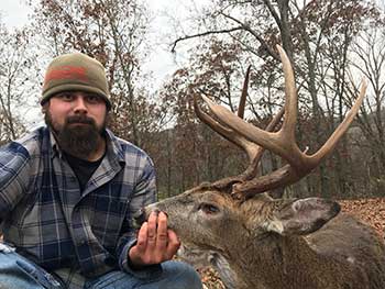 Guide Matt Gilliland with a SOO Road Kill