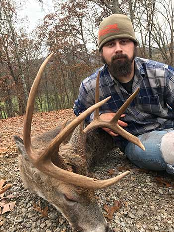 Guide Matt Gilliland with a SOO Road Kill