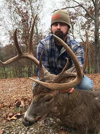 Guide Matt Gilliland with a SOO Road Kill