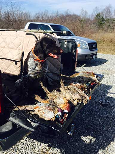 Upland Bird Hunters John Crane and Brian Runyon