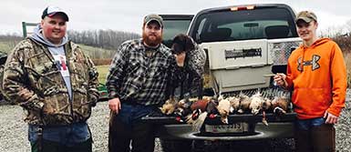 Upland Bird HuntersAndrew O'bryant, Craig Jones and Jordan Koblentz